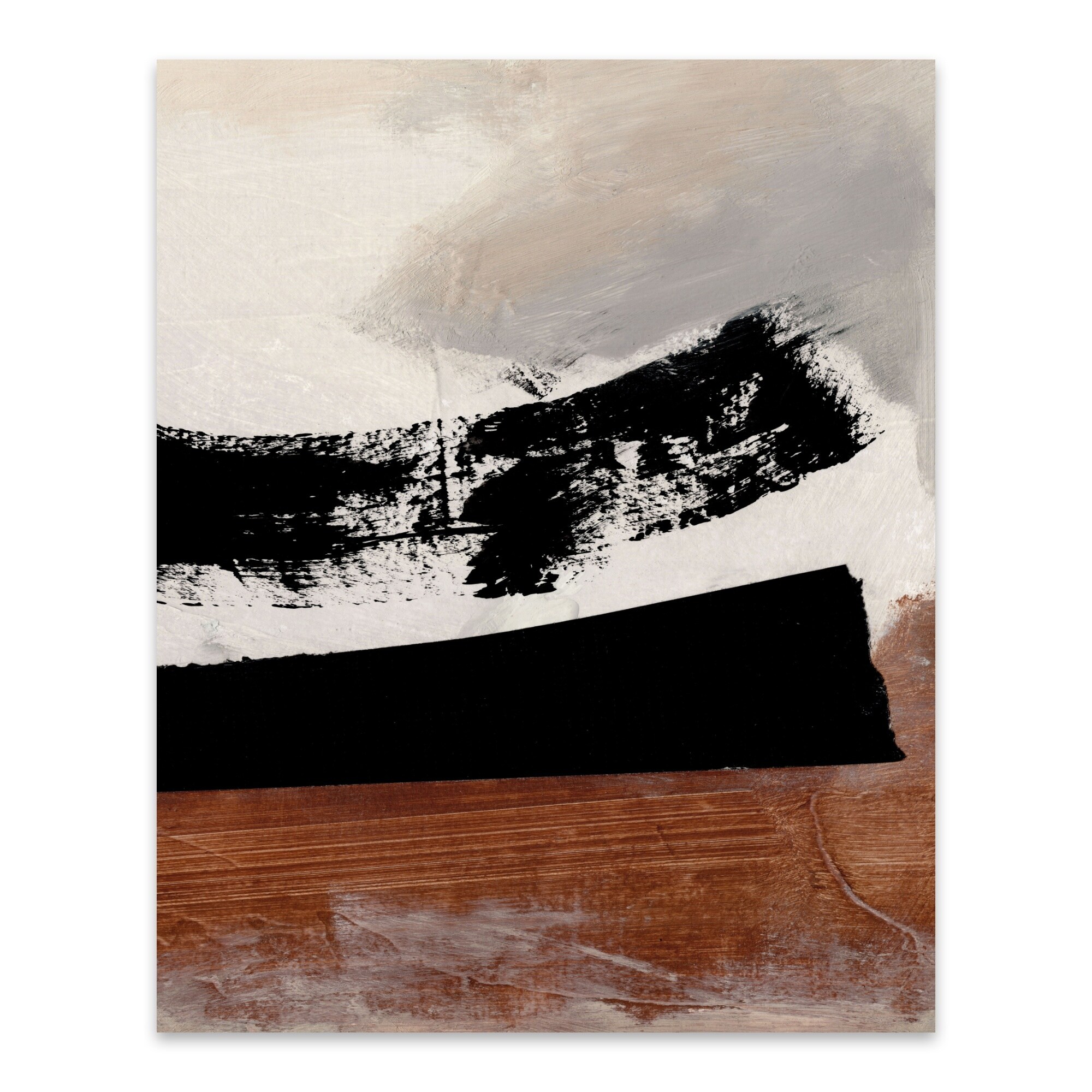 Shop Abstract Earth Modern Painting Metal Wall Art Print