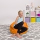 preview thumbnail 39 of 187, Kids Bean Bag Chair Cover Stuffed Animal Storage or Toy Organizer