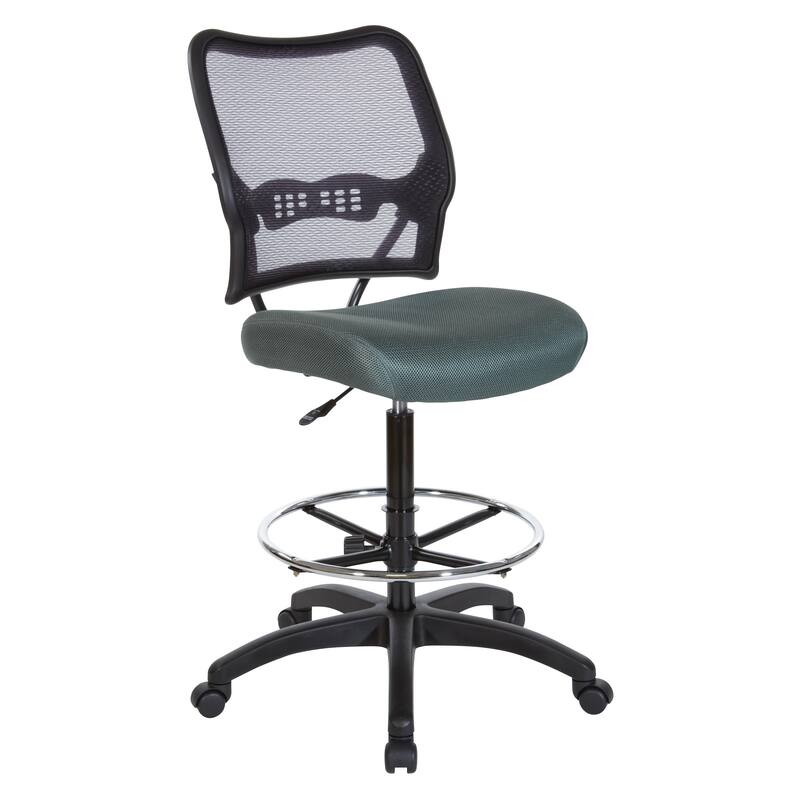 Deluxe Back Drafting Chair - Grey