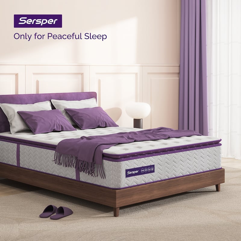 12 Inch Memory Foam Pillow Top Medium Mattress