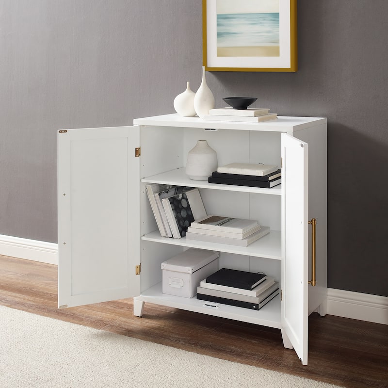 Crosley Roarke Stackable Kitchen Pantry Storage Cabinet
