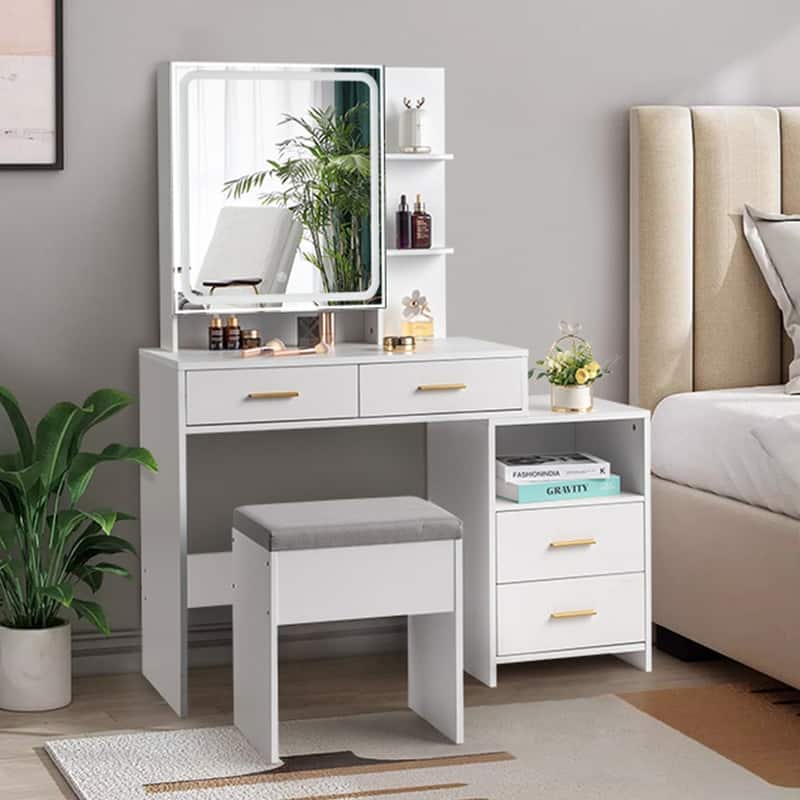 Makeup Table Set with Led Lights