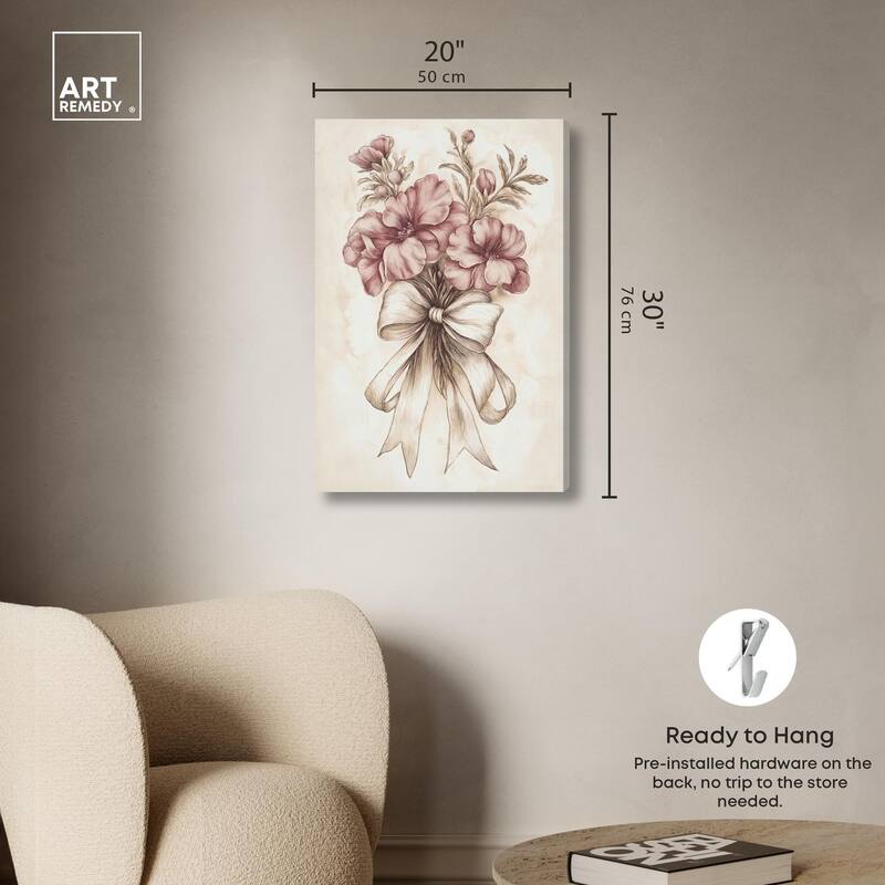 Tied with Tenderness I Canvas by Art Remedy, Gallery Wrapped