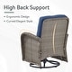preview thumbnail 50 of 68, Outdoor Swivel Rocker Chairs with Sofa Table