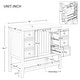 preview thumbnail 10 of 28, 36" Bathroom Vanity with Sink Combo, One Cabinet and Three Drawers, Solid Wood and MDF Board