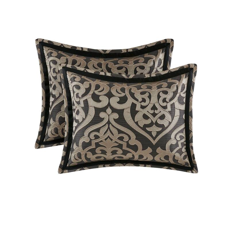 8PCS Cal King Jacquard Comforter Set