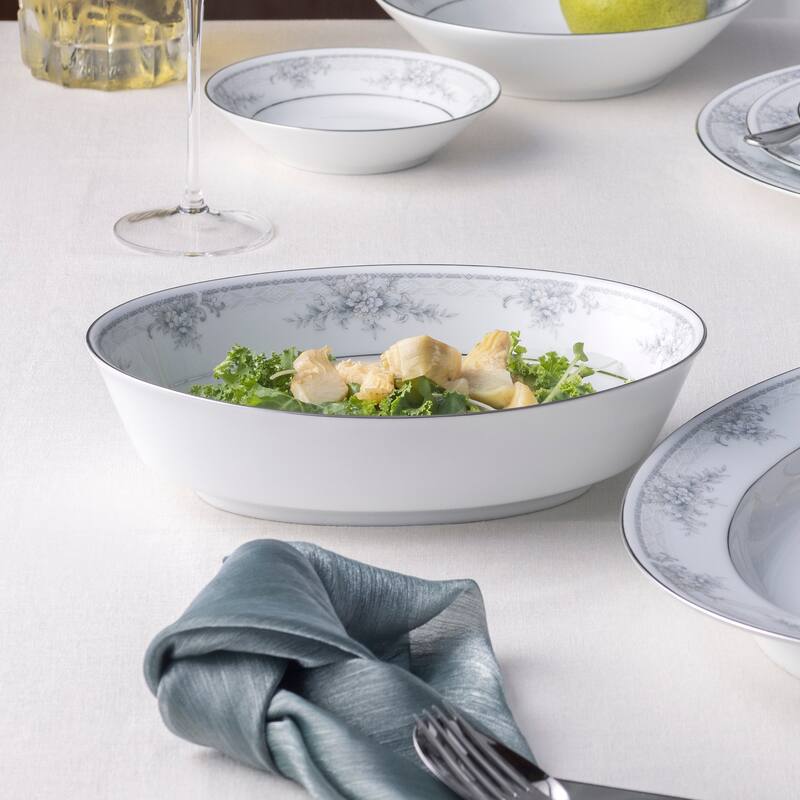 Noritake Sweet Leilani Oval Vegetable Bowl, 9-3/4", 32 oz.