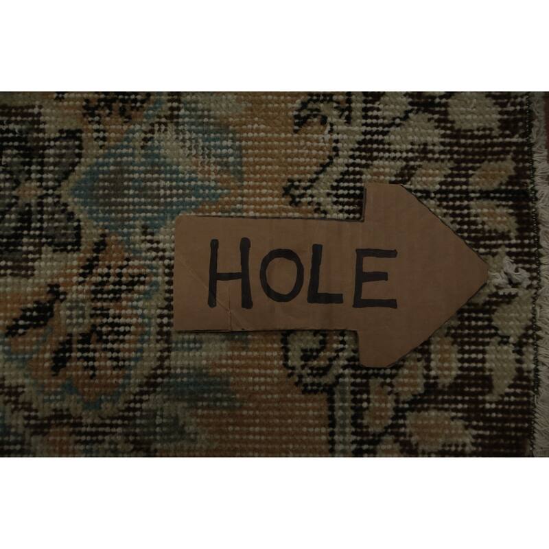 Hand Knotted Oriental 100% Wool Carpet Transitional Floral Beige & Ivories Anatolian Area Rug - 9' 3'' X 5' 8''