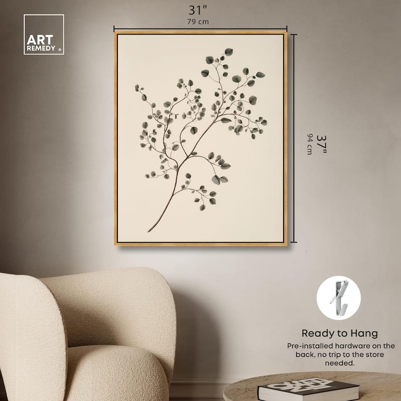 Bilberry Branch Canvas by Art Remedy