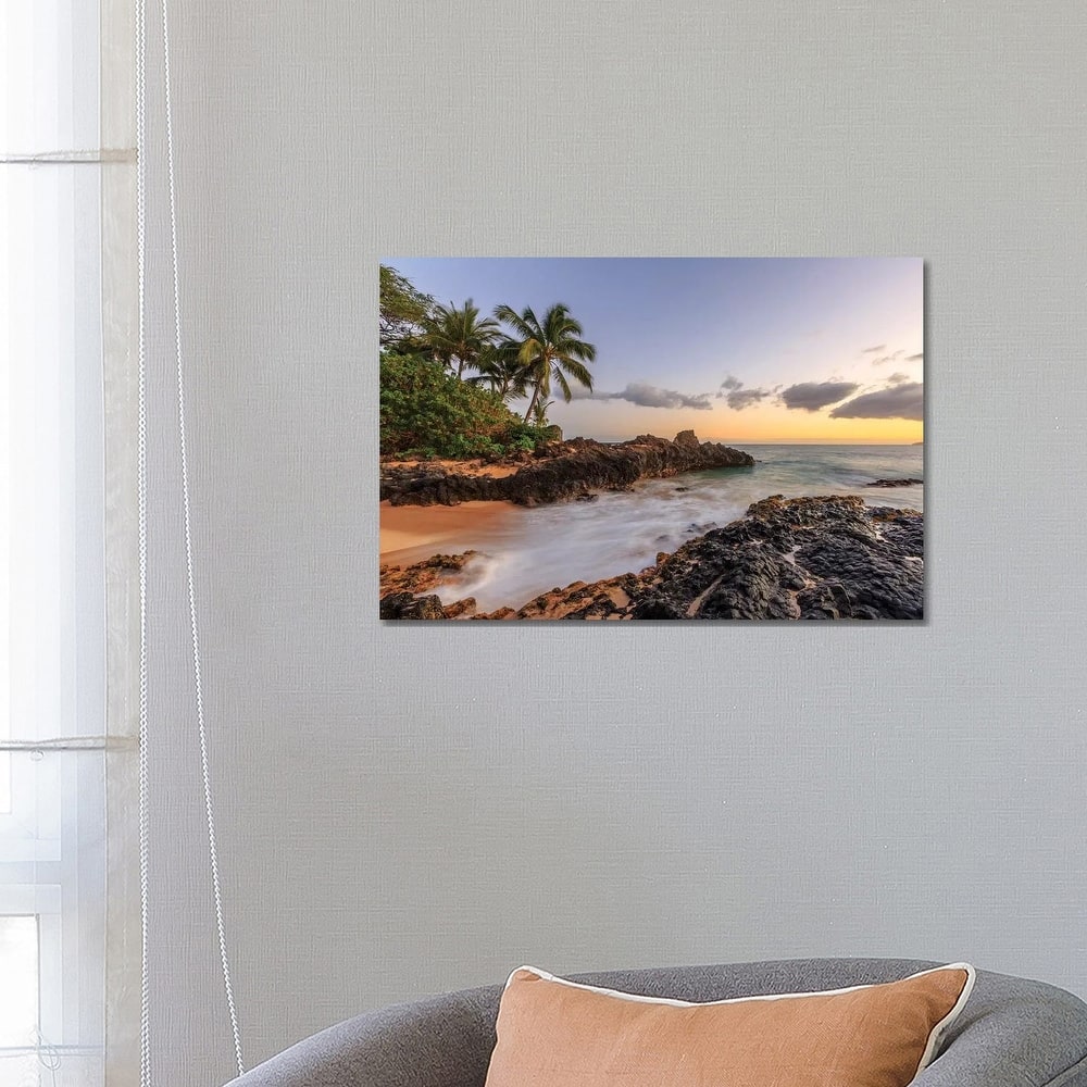 iCanvas "Small beach in Makena area, Maui, Hawaii, USA" by Stuart Westmorland Canvas Print