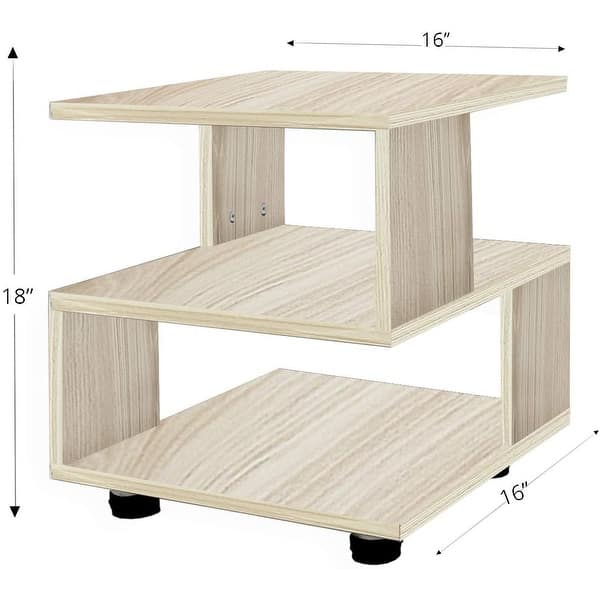 Tatami Magic Cube Nightstands with Classic Modern 2Tier Rectangle