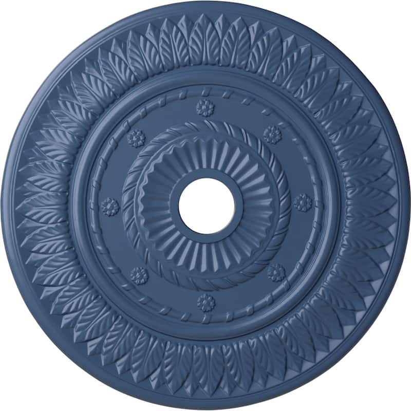 26 3/4"OD x 3 5/8"ID x 1 1/8"P Leaf Ceiling Medallion