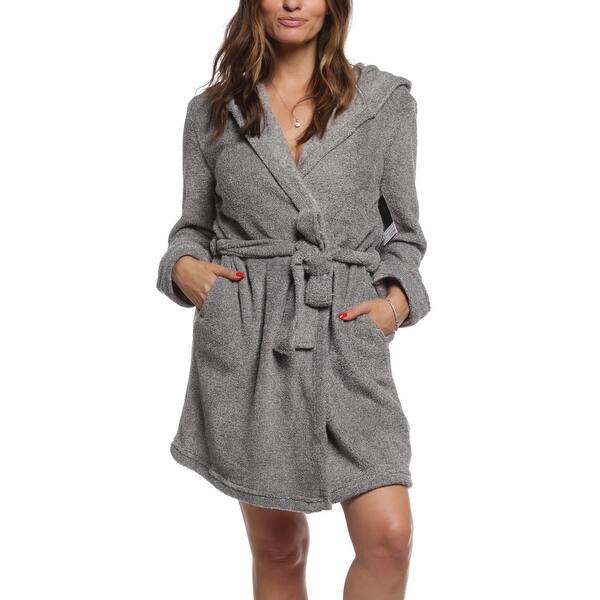 Shop Rene Rofe Women S Gnarly Marly Hooded Robe Pewter