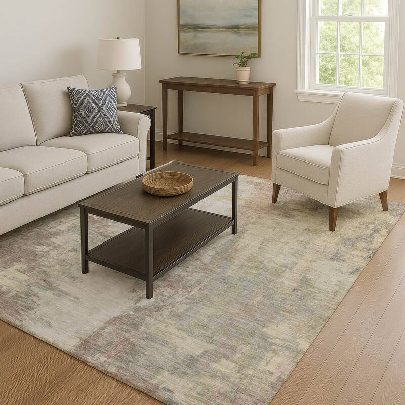Premium Washable Super Soft Abstract Brushstroke Mayfield Rug