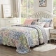 preview thumbnail 3 of 8, Greenland Home Fashions Emma Patchwork Floral Print Cotton Quilt Set