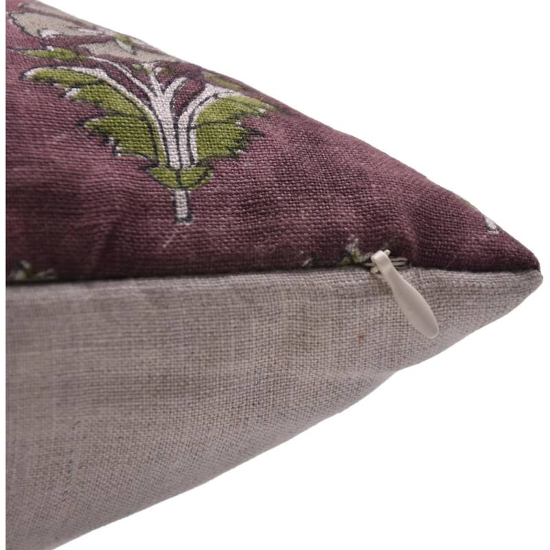 Fabdivine Linen Handmade Block print pillow Cover