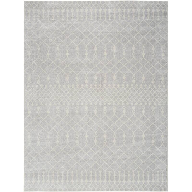 Power Loomed Abstract Modern Area Rug