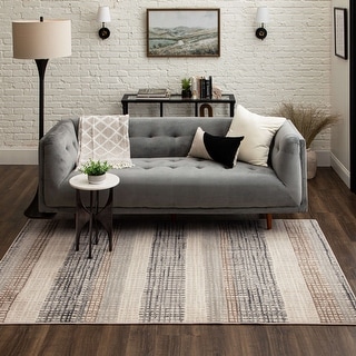 Jen Reed Bathroom Area Rug Mohawk Home Reed Abstract Geometric Stripe Area Rug - Bed Bath & Beyond ...