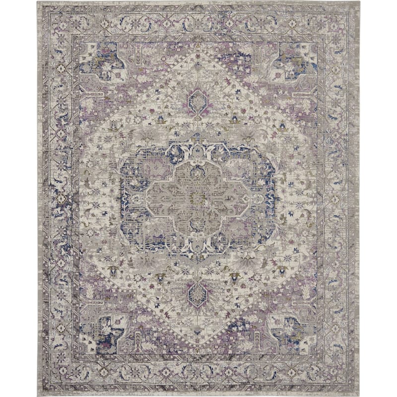 Ki40 Royal Terrace Area Rug - 8'10" x 11'10" - Ivory/Multi - Rectangle
