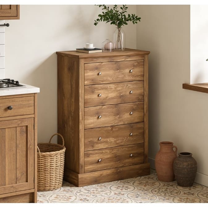 Bedroom Dresser Chest of Drawers with 5 Drawers