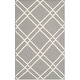 preview thumbnail 52 of 70, SAFAVIEH Handmade Flatweave Dhurries Tara Moroccan Wool Rug 2'6" x 4' - Grey/Ivory