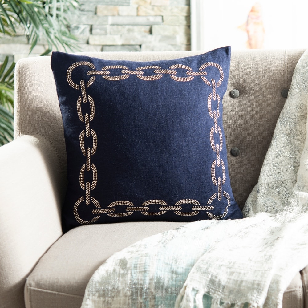 SAFAVIEH Maita 20-inch Grey Decorative Throw Pillow (Set of 2)