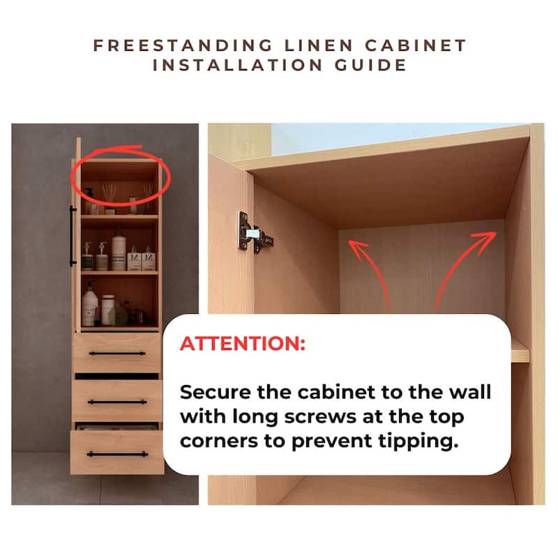Victoria 72 inches Freestanding Side Cabinet
