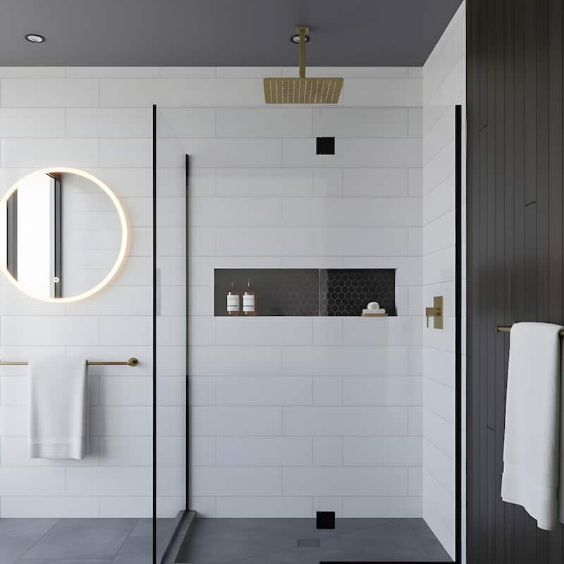 Bathroom Luxury High Pressure Waterfall Rain Shower Head