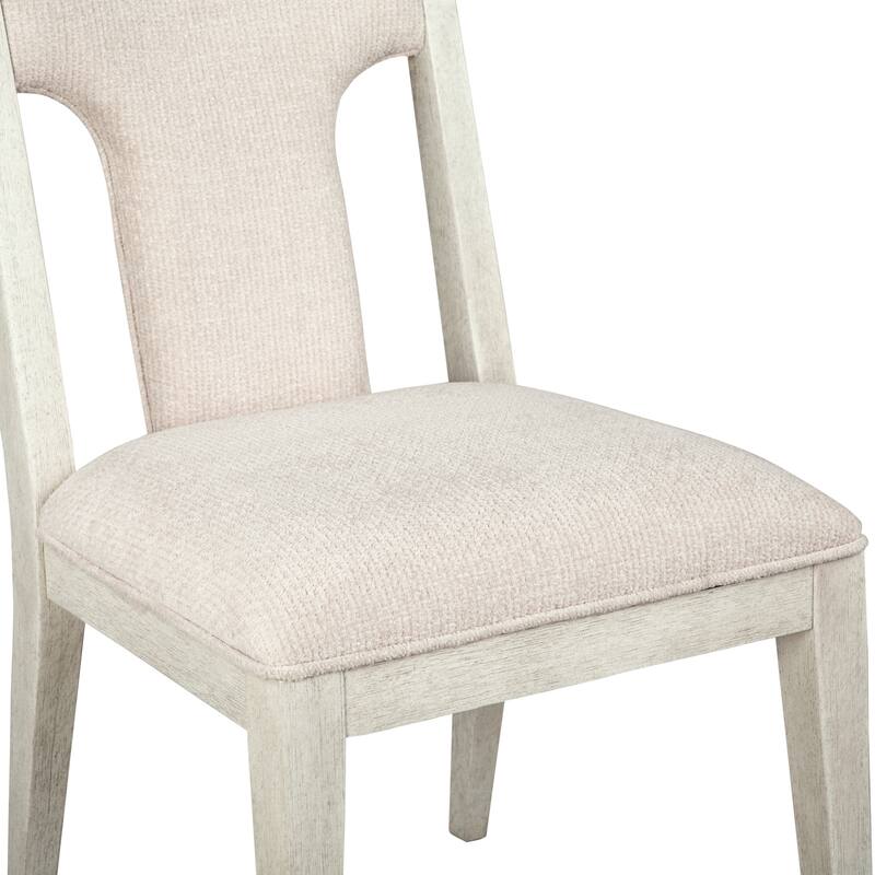 Magnussen Home Lorelei Misty Cloud Upholstered Side Chair Two Pack - 20''W x 23.63''D x 36''H