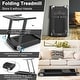 preview thumbnail 24 of 34, SurperFit Folding Electric Treadmill Compact Walking Running Machine - 44.5'' x 23'' x 37''