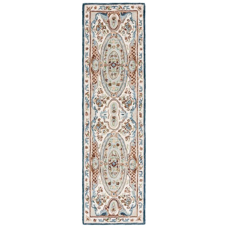 SAFAVIEH Handmade Aubusson Seren Traditional Oriental Medallion Wool Rug