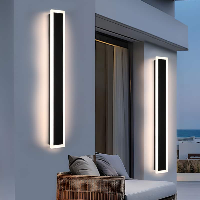 2-Pack 48" RGB Smart Outdoor Wall Lights