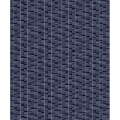 Seabrook Designs Deco Spliced Stripe Unpasted Wallpaper