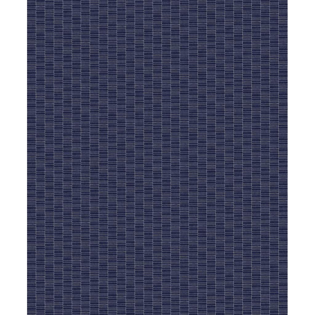 Seabrook Designs Deco Spliced Stripe Unpasted Wallpaper