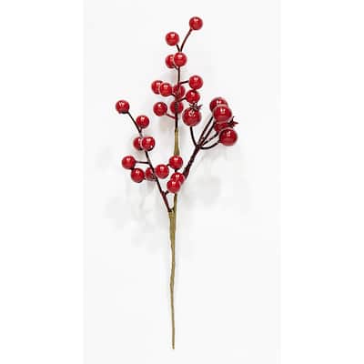 10" Weatherproof Berry Pick, Red, Set of 6 - Red