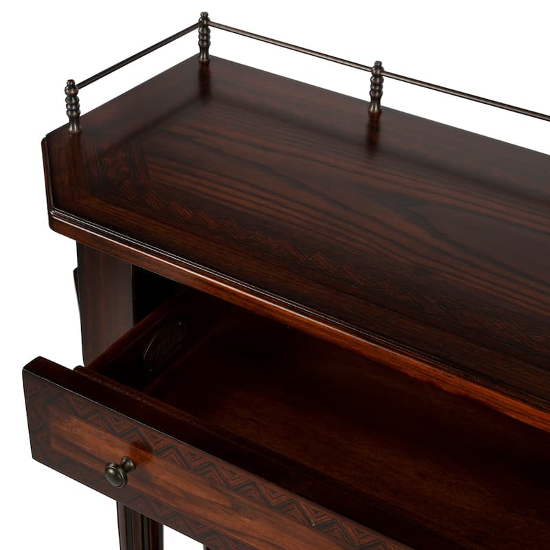 Handmade Butler Charleston Cherry-finished Brown Wood/Veneer Plantation Console Table (China)