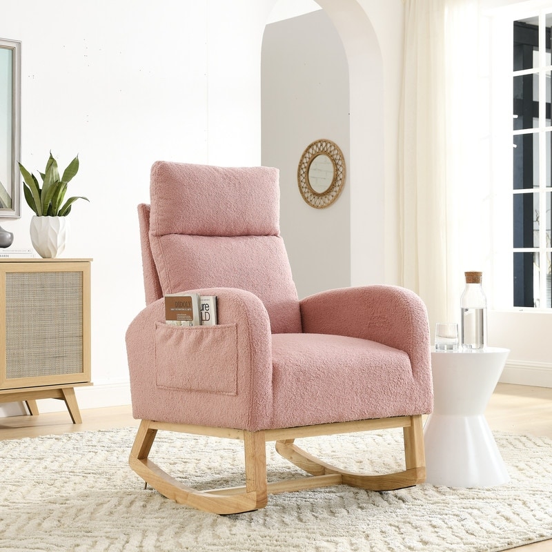 Upholstered hot sale nursery glider