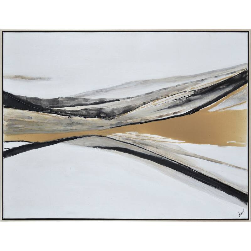 Renwil Webber 36" Wide Canvas Art, Black