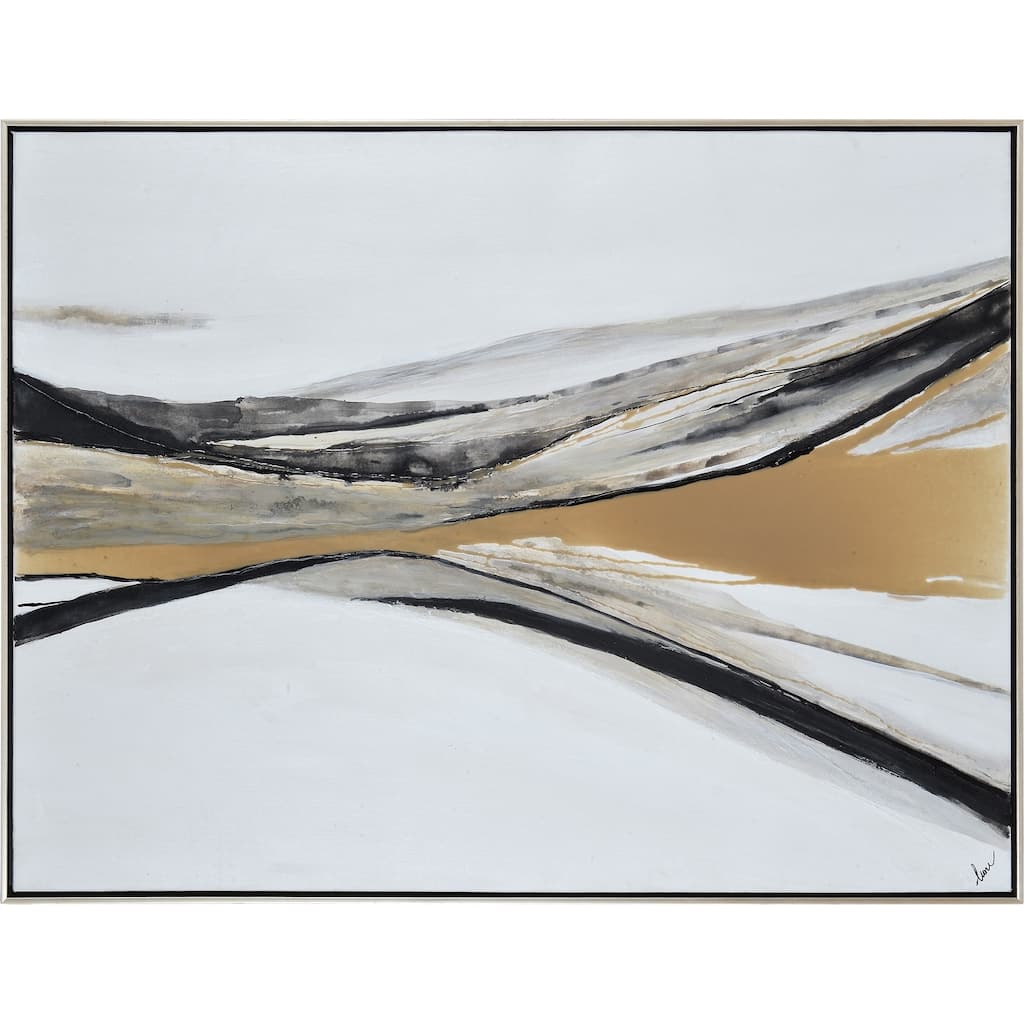 Renwil Webber 36" Wide Canvas Art, Black