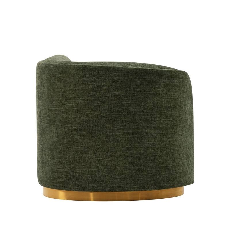 Manhattan Comfort Contemporary Daria Linen Sofa Sectional with Pillows