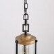 preview thumbnail 5 of 11, The Gray Barn Farmhouse 1-Light Cylinder Pendant Glass Lighting for Kitchen Island