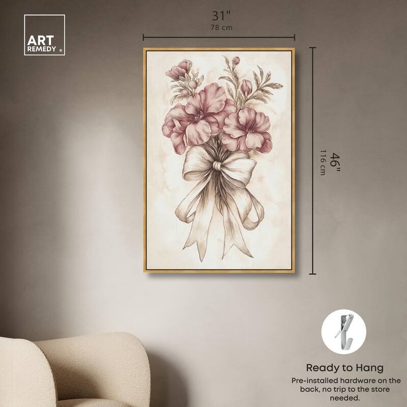 Tied with Tenderness I Canvas by Art Remedy