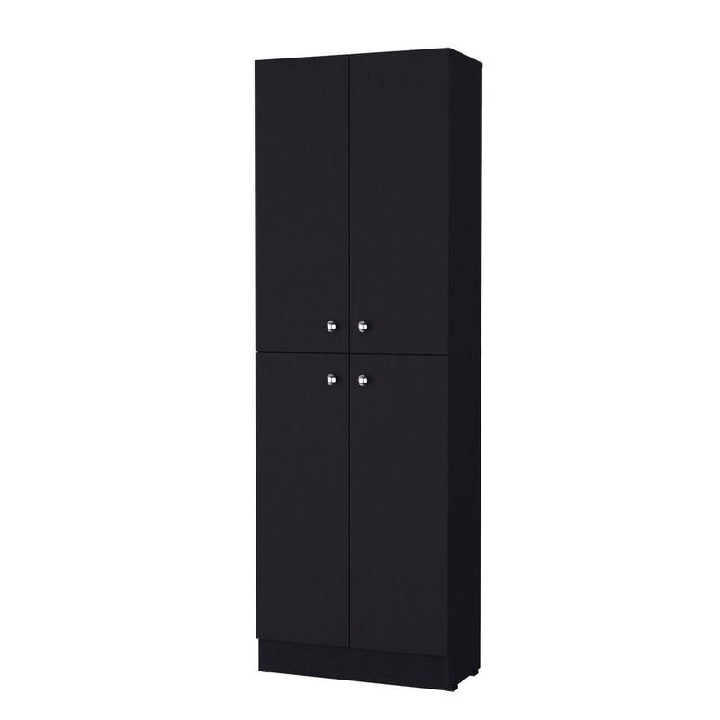 Cameron Pantry Cabinet with 4 doors and 5 hidden shelves