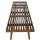 preview thumbnail 35 of 36, LeisureMod Inwood Modern Slatted Platform 5 Foot Wood Bench