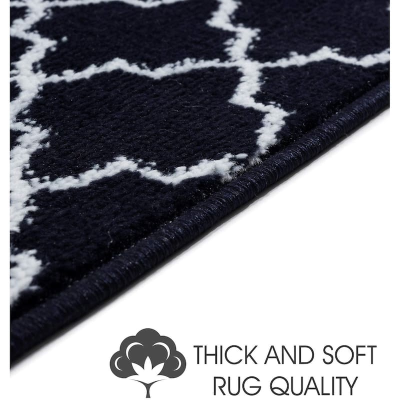 SUSSEXHOME Stair Treads Non-Skid Multi-Color Safety Stair Mat, Landing Rug