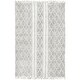 preview thumbnail 2 of 7, Nuloom Handmade Flatweave Striped Trellis Cotton Fringe Area Rug