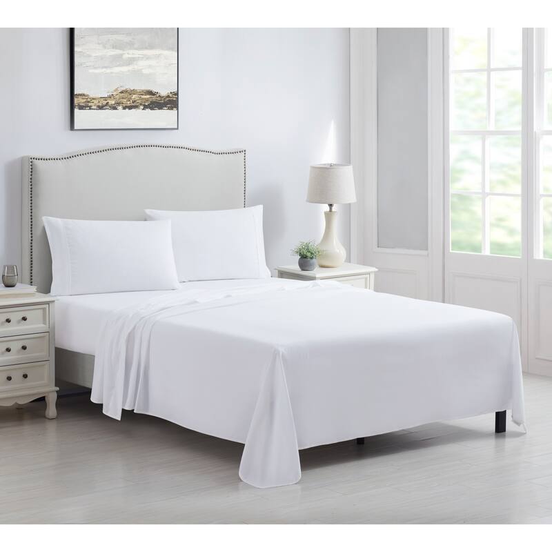 Kathy Ireland 4 Piece Brushed Microfiber Sheet Set