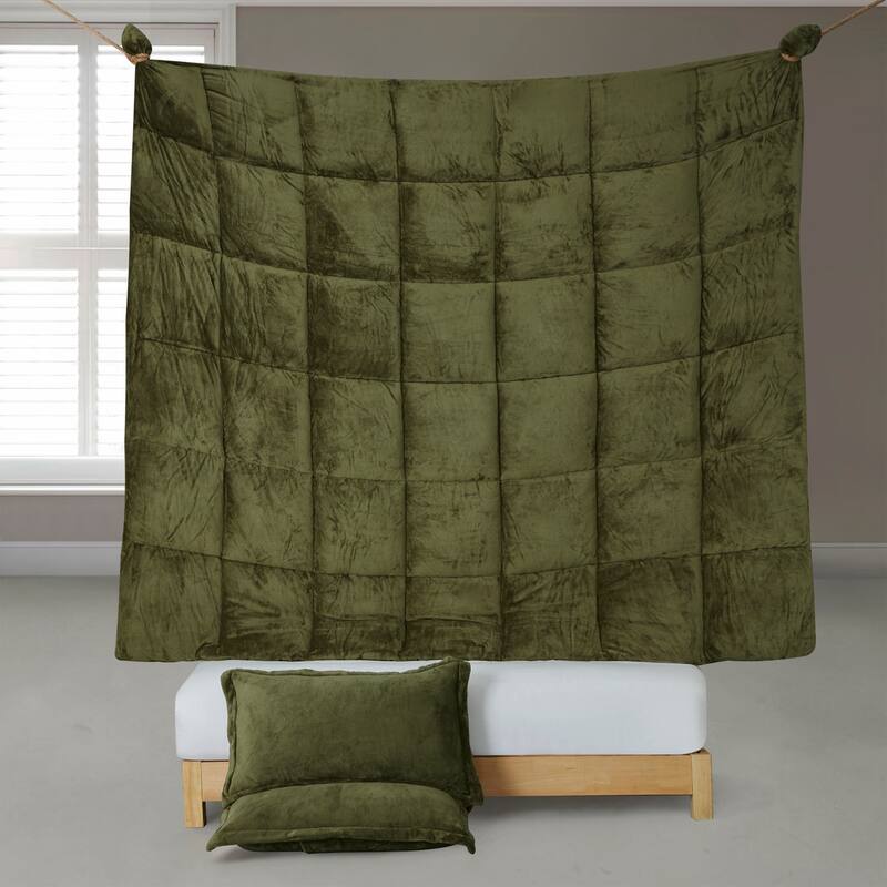 Thicker Than Thick® - Coma Inducer® Oversized Comforter Set - Down Alternative Ultra Plush Filling