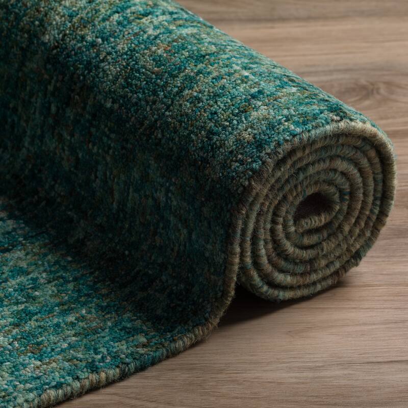 Addison Eastman Variegated Solid Wool Area Rug