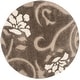 preview thumbnail 9 of 34, SAFAVIEH Florida Shag Nanny Floral Scroll 1.2-inch Thick Rug